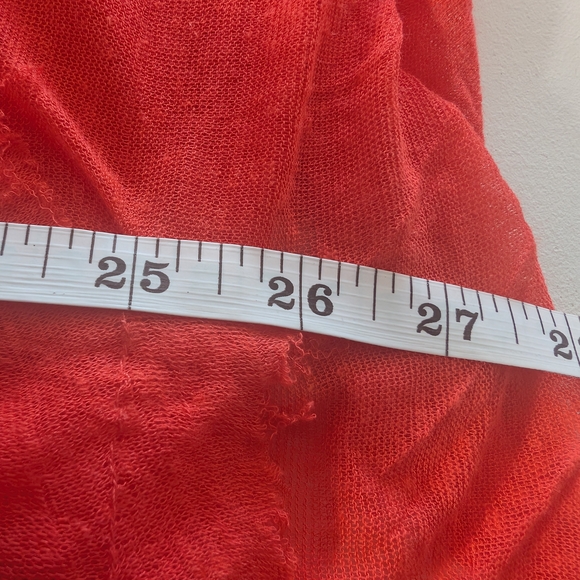 Free People Orange Sleeveless Top Size Medium - Picture 8 of 9